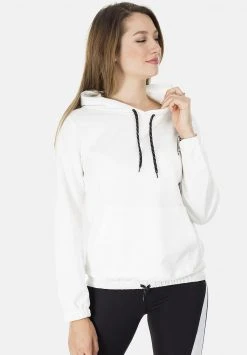 LELA Jersey Con Capucha - Ecru , Mujer