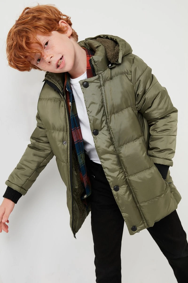 LELA Chaqueta De Invierno - Khaki , Niños 4 LELA Chaqueta De Invierno - Khaki , Niños - Imagen 4