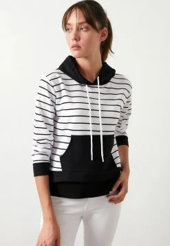 LELA Jersey Con Capucha - White , Mujer