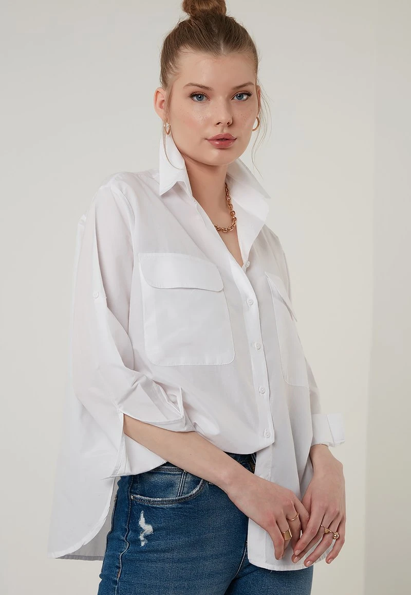 REGULAR FIT - Camisa - white LELA REGULAR FIT - Camisa - White , Mujer -LELA Ventas 2024 0c6b828aa44448f19dd4ac07a9701887