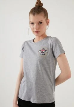 LELA Camiseta Estampada - Grey-melange , Mujer -LELA Ventas 2024 0ca93902e3cf413aac5f7a953da7f732