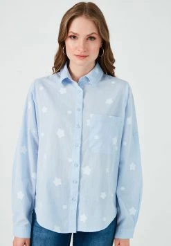 LELA REGULAR FIT - Camisa - Blue, Mujer
