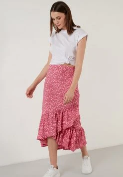 LELA REGULAR FIT - Falda Acampanada - Fuchsia , Mujer -LELA Ventas 2024 104baee068e4434c8160a7aed65af476