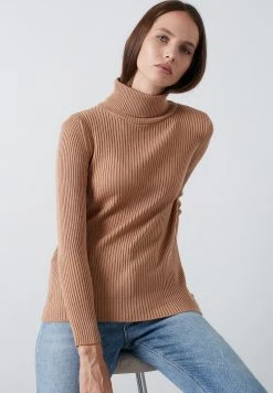 LELA Jersey De Punto - Camel , Mujer -LELA Ventas 2024 13abb5b9ca56476491bfa19ceb1ce074