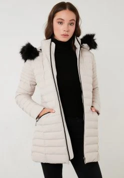 LELA KYLIE - Abrigo De Invierno - Ecru , Mujer -LELA Ventas 2024 14e7dd69221f4bfba922fce1f24808f0