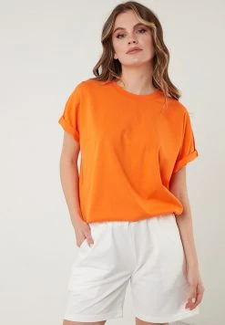 LELA Camiseta Básica - Orange Color , Mujer 4 LELA Camiseta Básica - Orange Color , Mujer -LELA Ventas 2024 154b0dcba0a64548898bf7c4fa065bba