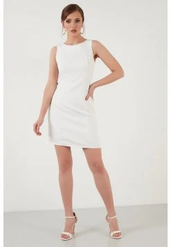 LELA Vestido De Tubo - Off White , Mujer