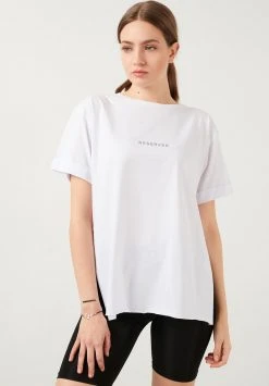 LELA Camiseta Estampada - White , Mujer