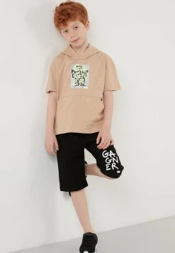 LELA REGULAR FIT T-SHIRT AND SHORTS - Shorts - Beige, Niños -LELA Ventas 2024 1bb5b7600df74b0a8422171b408deec7