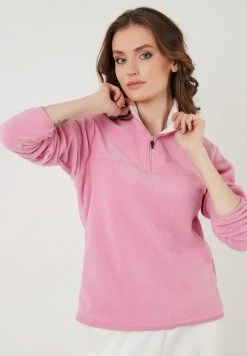 LELA Forro Polar - Pink Melange , Mujer -LELA Ventas 2024 1cd5490727444ab8aed84cd5f40eb8d6