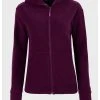 LELA REGULAR FIT - Sudadera Con Cremallera - Purple , Mujer