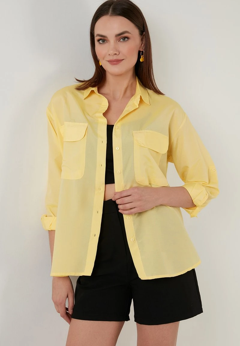 LELA Camisa - Yellow , Mujer 1 LELA Camisa - Yellow , Mujer