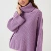 LELA BUTTON-DOWN - Jersey De Punto - Lilac , Mujer