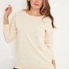 LELA CREW NECK BASIC - Sudadera - Stone Colored , Mujer