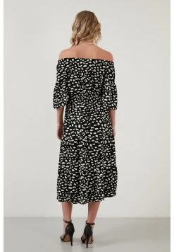 LELA FLOWERED CARMEN THREE QUARTER SLEEV - Vestido Informal - Black Lepoard , Mujer 6 LELA FLOWERED CARMEN THREE QUARTER SLEEV - Vestido Informal - Black Lepoard , Mujer -LELA Ventas 2024 253759ebb8724187b43e7f1e1152c5ec