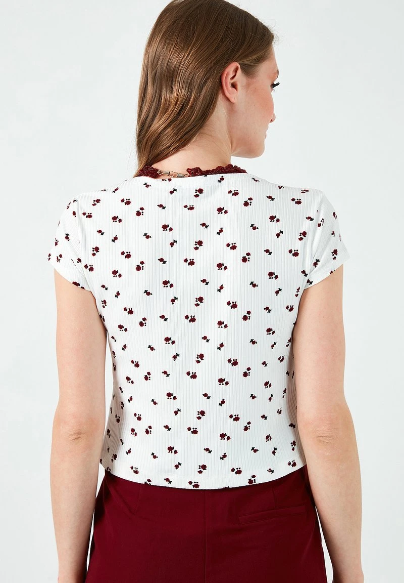 LELA PRINT - Blusa - ecru bordeaux LELA PRINT - Blusa - Ecru Bordeaux , Mujer -LELA Ventas 2024 26fa56a4db264bfdaf707fa9f955f056
