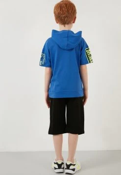 LELA REGULAR FIT T-SHIRT AND SHORTS - Shorts - Blue , Niños -LELA Ventas 2024 27b34932096643eaadf984915264482c