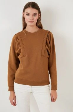 LELA BASIC - Sudadera - Camel , Mujer