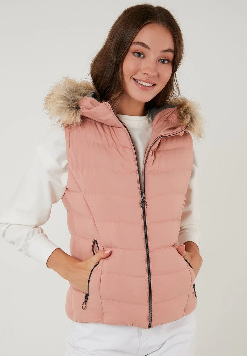 LELA GIA - Chaleco - Powder Pink , Mujer 4 LELA GIA - Chaleco - Powder Pink , Mujer - Imagen 4