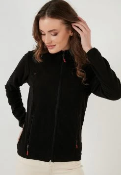 LELA HIGH COLLAR ZIPPER - Forro Polar - Black , Mujer -LELA Ventas 2024 2c6c1aecfca541488ddb5661e07d6443