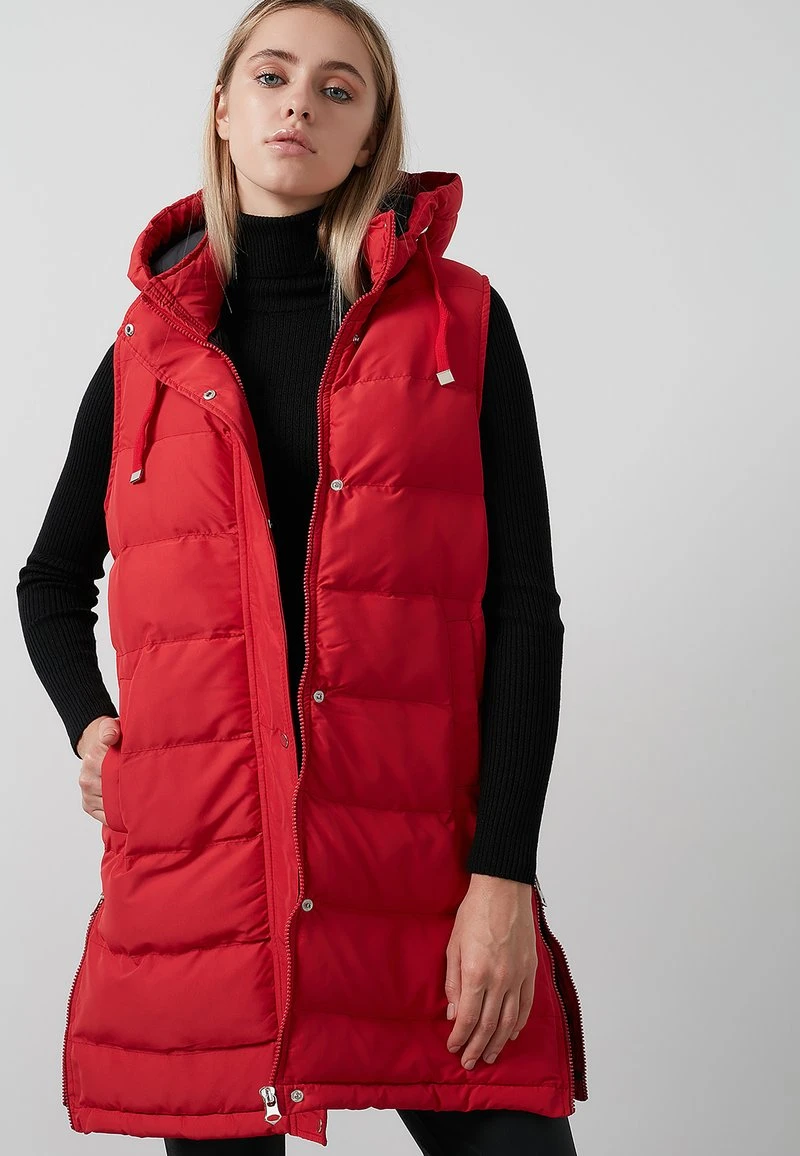 LELA MOANA - Chaleco - Red, Mujer 1 LELA MOANA - Chaleco - Red, Mujer