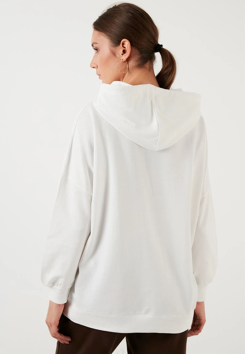 Jersey con capucha - white LELA Jersey Con Capucha - White , Mujer -LELA Ventas 2024 30524f18c63c4f6887e9ef4d0afffde6