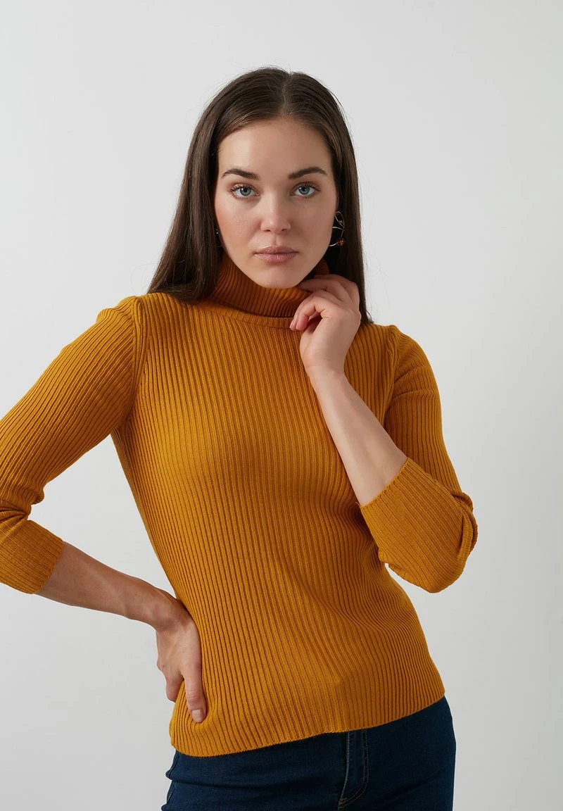 Jersey de punto - mustard color LELA Jersey De Punto - Mustard Color, Mujer -LELA Ventas 2024 3123cdfcc6984b90b29b571abea63188