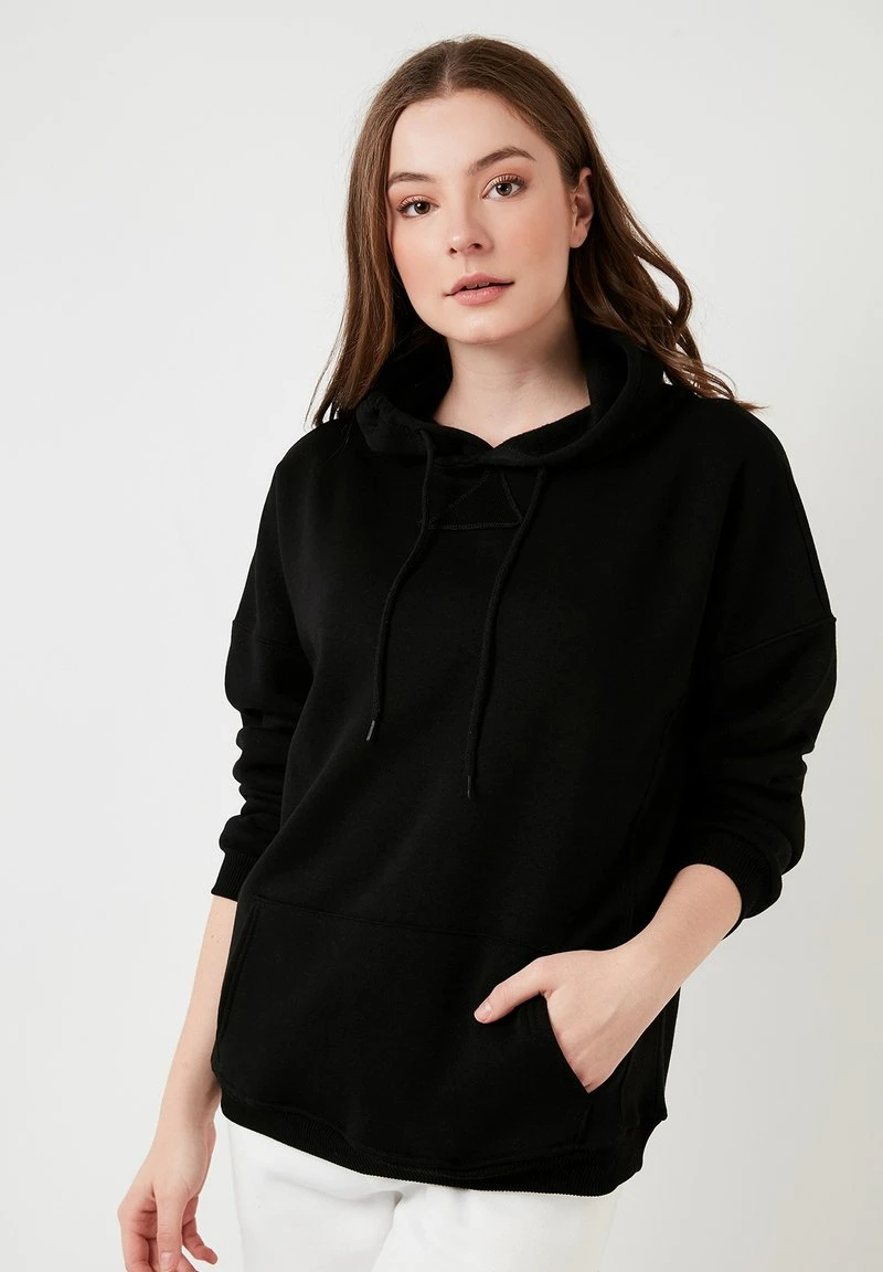 KANGAROO POCKET - Jersey con capucha - black LELA KANGAROO POCKET - Jersey Con Capucha - Black , Mujer -LELA Ventas 2024 3297944b4b214ece941d913ee2a9dad5