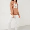 LELA HOODED PRINT TRACKSUIT - Chándal - Ecru , Mujer