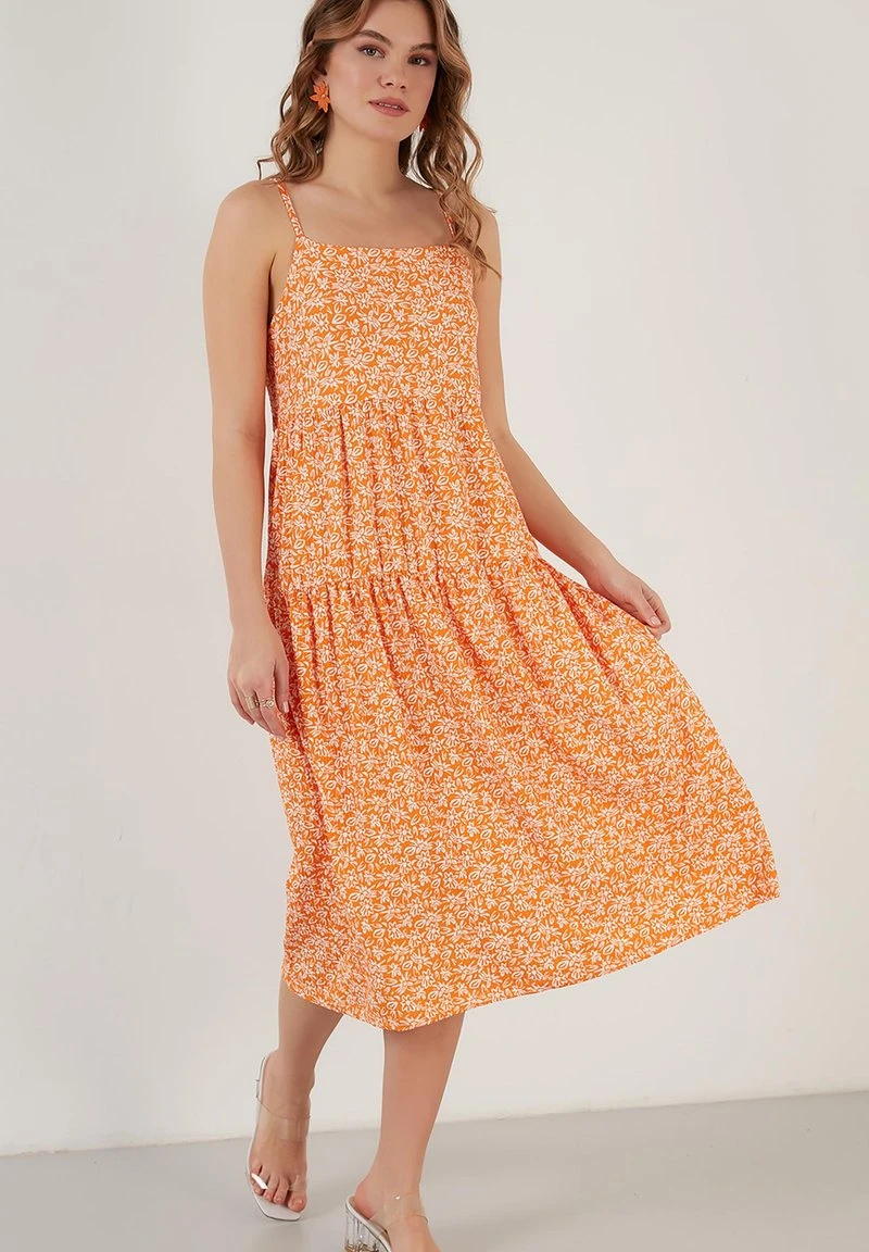 LONG - Vestido ligero - orange color LELA LONG - Vestido Ligero - Orange Color , Mujer -LELA Ventas 2024 3331fd2338ce4123aac684c92e140d43