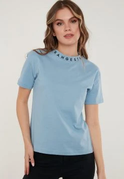 LELA Camiseta Estampada - Baby Blue , Mujer