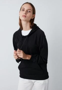 LELA KANGAROO POCKET - Jersey Con Capucha - Black , Mujer -LELA Ventas 2024 34d632e4291641218f0af29d1b0ddf04