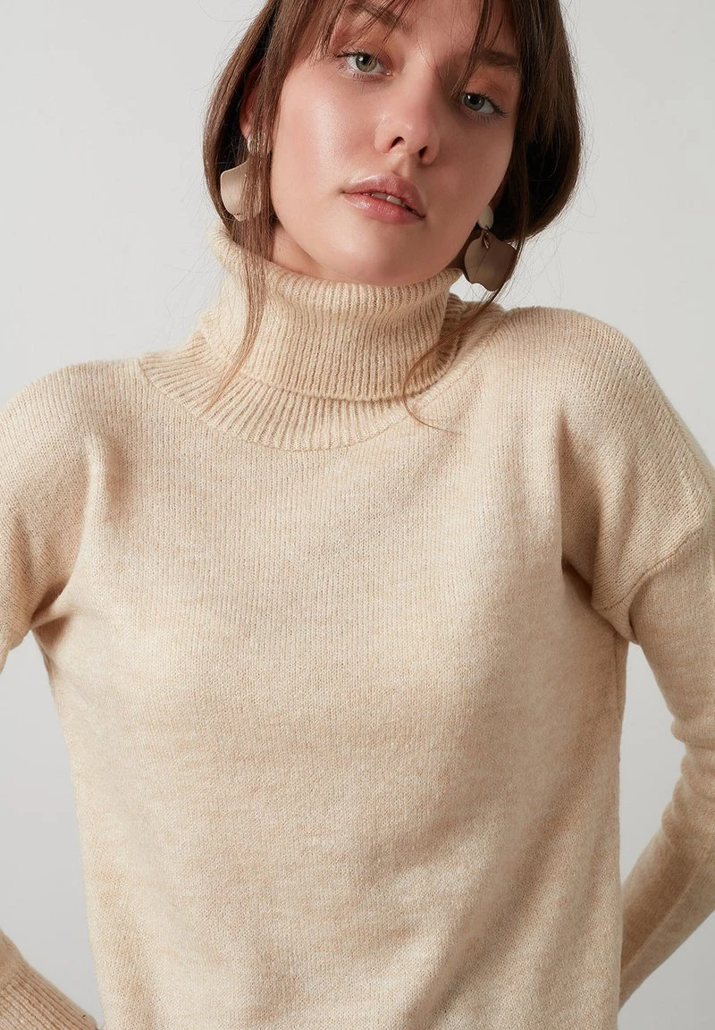 LELA Jersey De Punto - Beige, Mujer 3 LELA Jersey De Punto - Beige, Mujer - Imagen 3