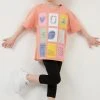 LELA REGULAR FIT T-SHIRT AND LEGGINGS - Leggings - Color Orange, Niños