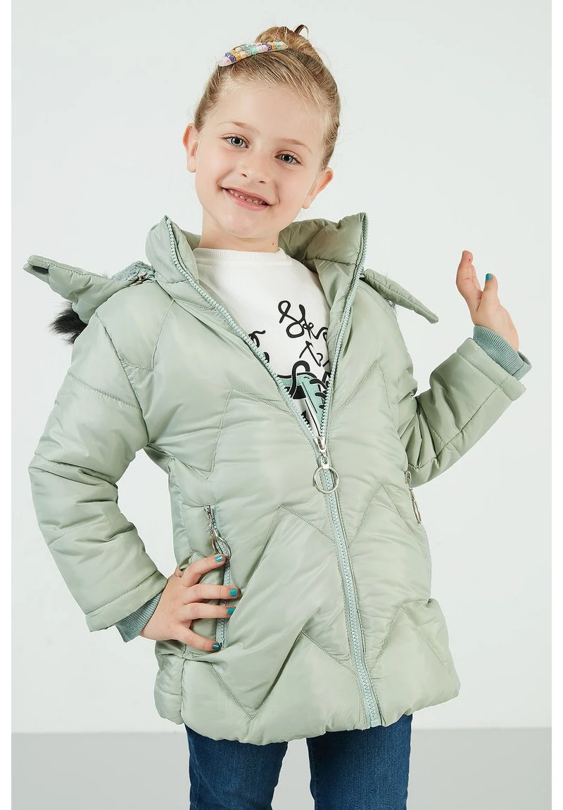 LELA Abrigo De Invierno - Light Green , Niños 1 LELA Abrigo De Invierno - Light Green , Niños