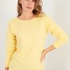 LELA CREW NECK BASIC - Sudadera - Yellow , Mujer