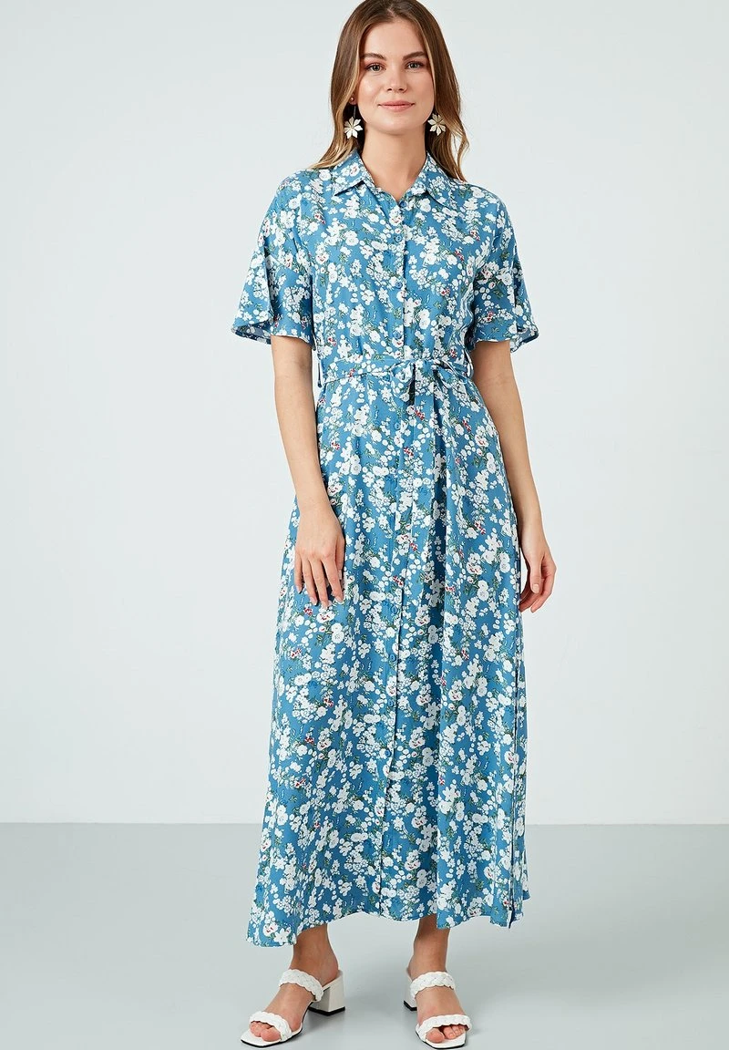 SLIT - Vestido camisero - blue LELA SLIT - Vestido Camisero - Blue , Mujer -LELA Ventas 2024 3c0fbf4467aa4b8d8ea7e824a2a000f6