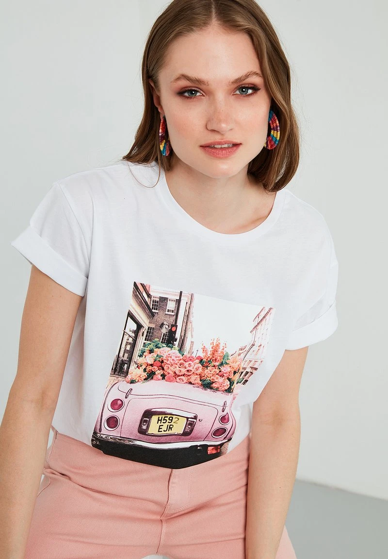 Camiseta estampada - white LELA Camiseta Estampada - White , Mujer -LELA Ventas 2024 3e3edd8753724d92a14706c649bbc45b