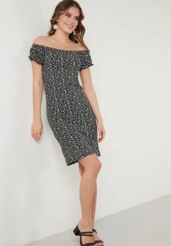 LELA Vestido De Tubo - Black, Mujer -LELA Ventas 2024 3ff693383fe24ab98815697211a14103