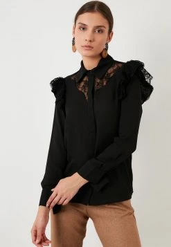 LELA Camisa - Black , Mujer -LELA Ventas 2024 413f6703a7134378bc2fb85a0c60b818