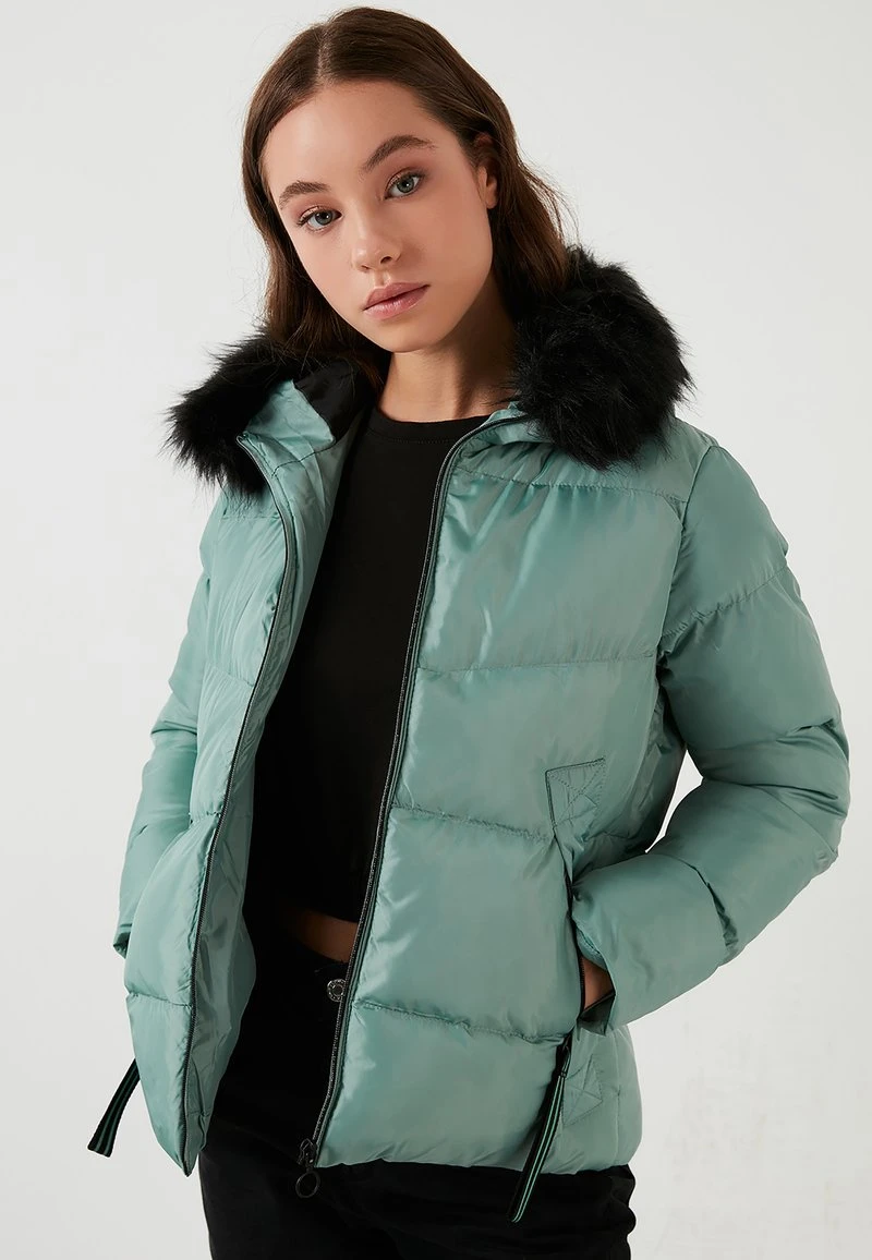 LELA COLAR INFLATABLE - Chaqueta De Invierno - Mint , Mujer 4 LELA COLAR INFLATABLE - Chaqueta De Invierno - Mint , Mujer - Imagen 4