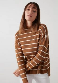 LELA Jersey De Punto - Brown Ecru , Mujer