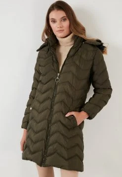 LELA INFLATABLE - Abrigo De Invierno - Light Khaki, Mujer