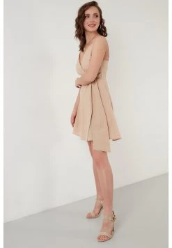LELA Vestido Informal - Beige , Mujer -LELA Ventas 2024 447f5e8da83f4817b62a696ebf1ac5f1
