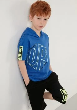 LELA REGULAR FIT T-SHIRT AND SHORTS - Shorts - Blue , Niños -LELA Ventas 2024 49dca545111a45afbb9feb3096982fa6