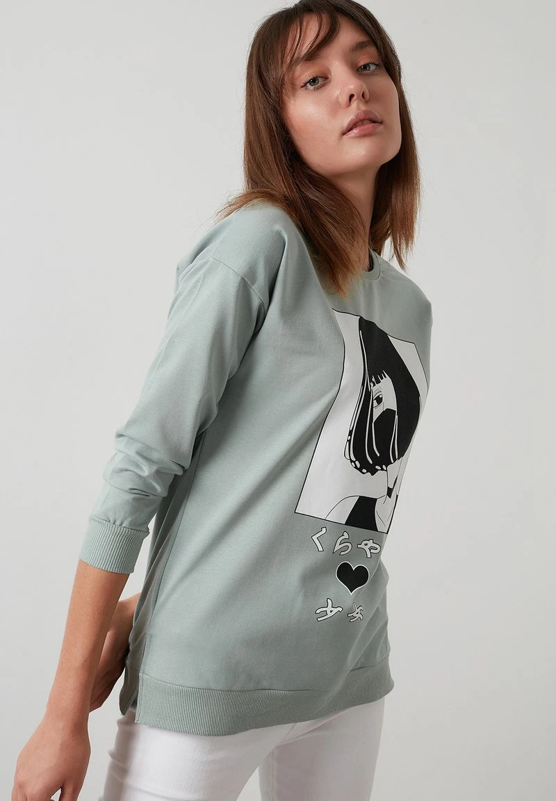 LELA Sudadera - Almond Green , Mujer 3 LELA Sudadera - Almond Green , Mujer - Imagen 3