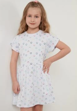 LELA REGULAR FIT - Vestido Informal - White , Niños