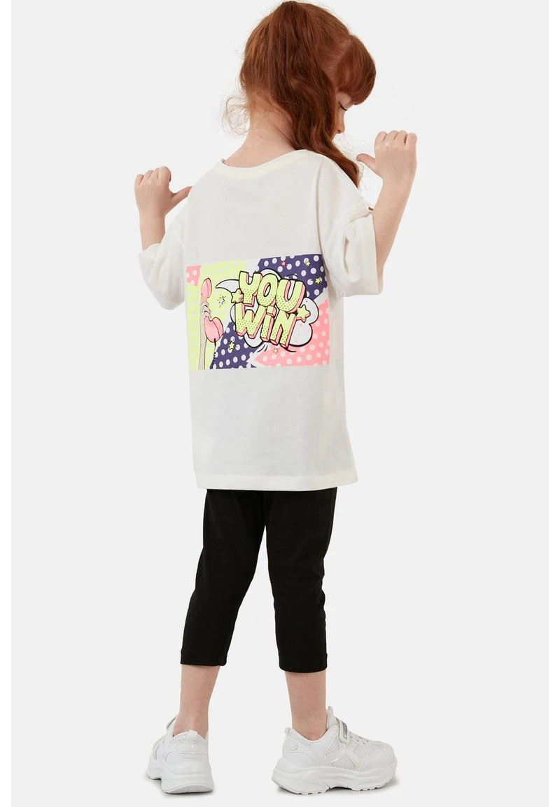 LELA REGULAR FIT T-SHIRT AND LEGGINGS - Leggings - White, Niños 5 LELA REGULAR FIT T-SHIRT AND LEGGINGS - Leggings - White, Niños - Imagen 5