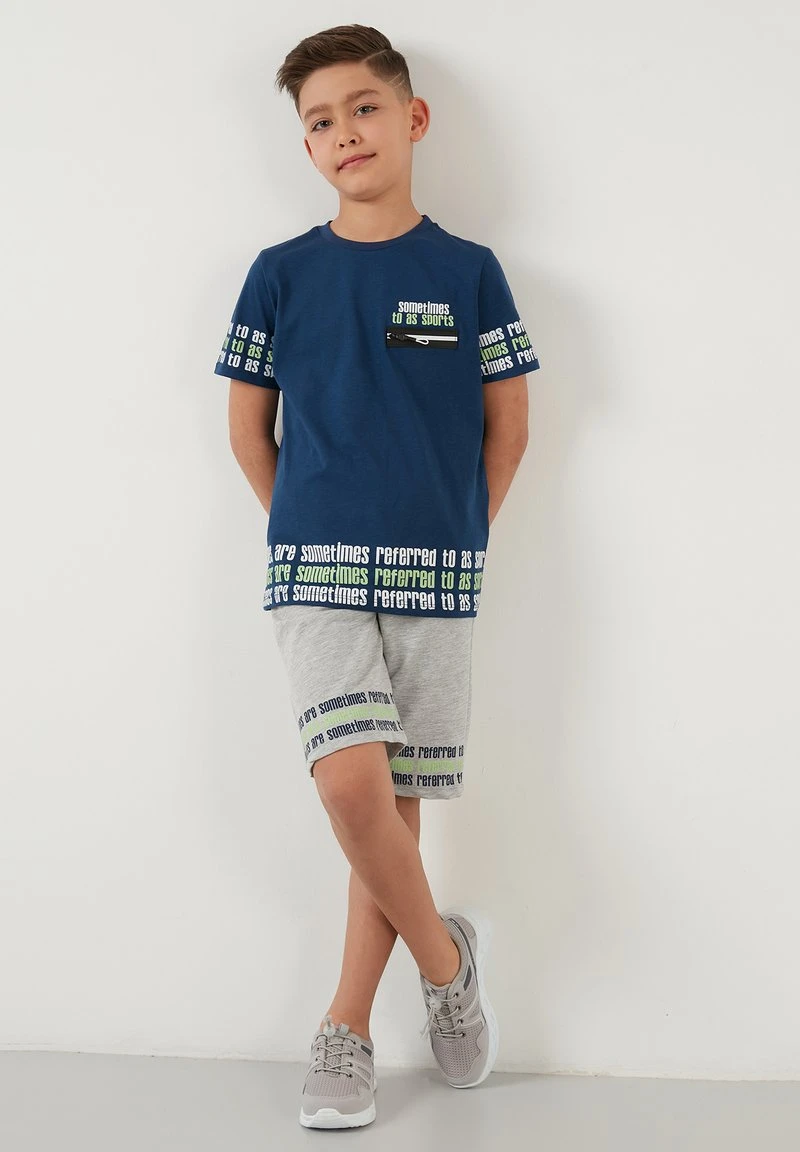 LELA SET - Shorts - Navy Blue , Niños 1 LELA SET - Shorts - Navy Blue , Niños