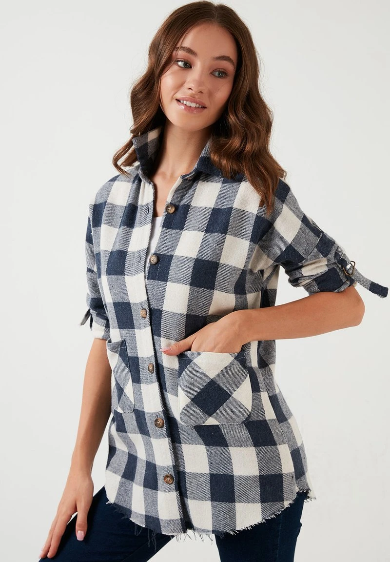 LELA Camisa - Navy Blue , Mujer 1 LELA Camisa - Navy Blue , Mujer
